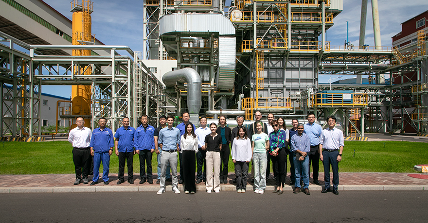 Partnership members tour Xuansteel's hydrogen DRI plant