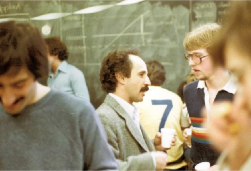 young ed rubin at a gathering